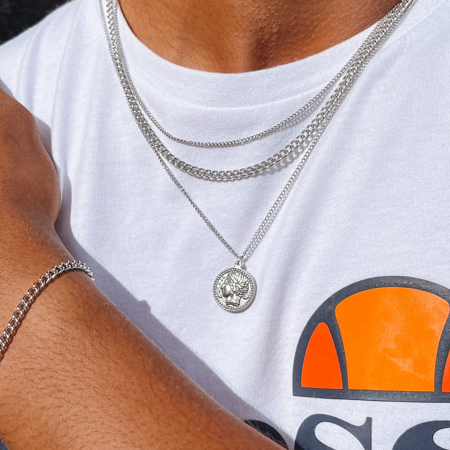 Coin silver necklace NowMen