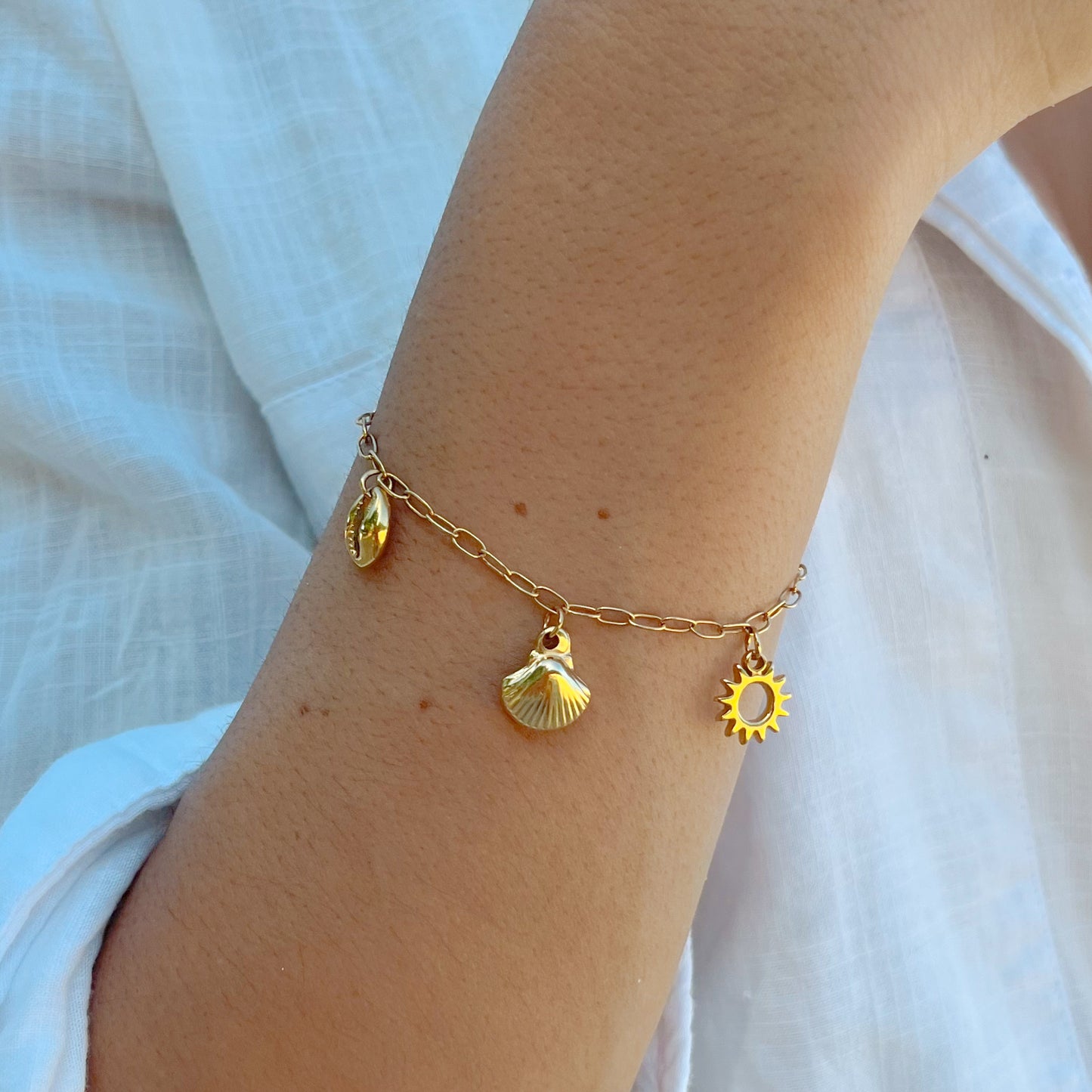 Sea & sun golden bracelet
