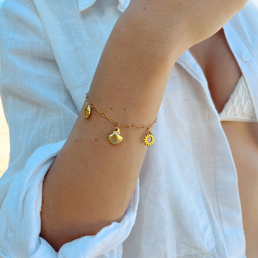 Sea & sun golden bracelet