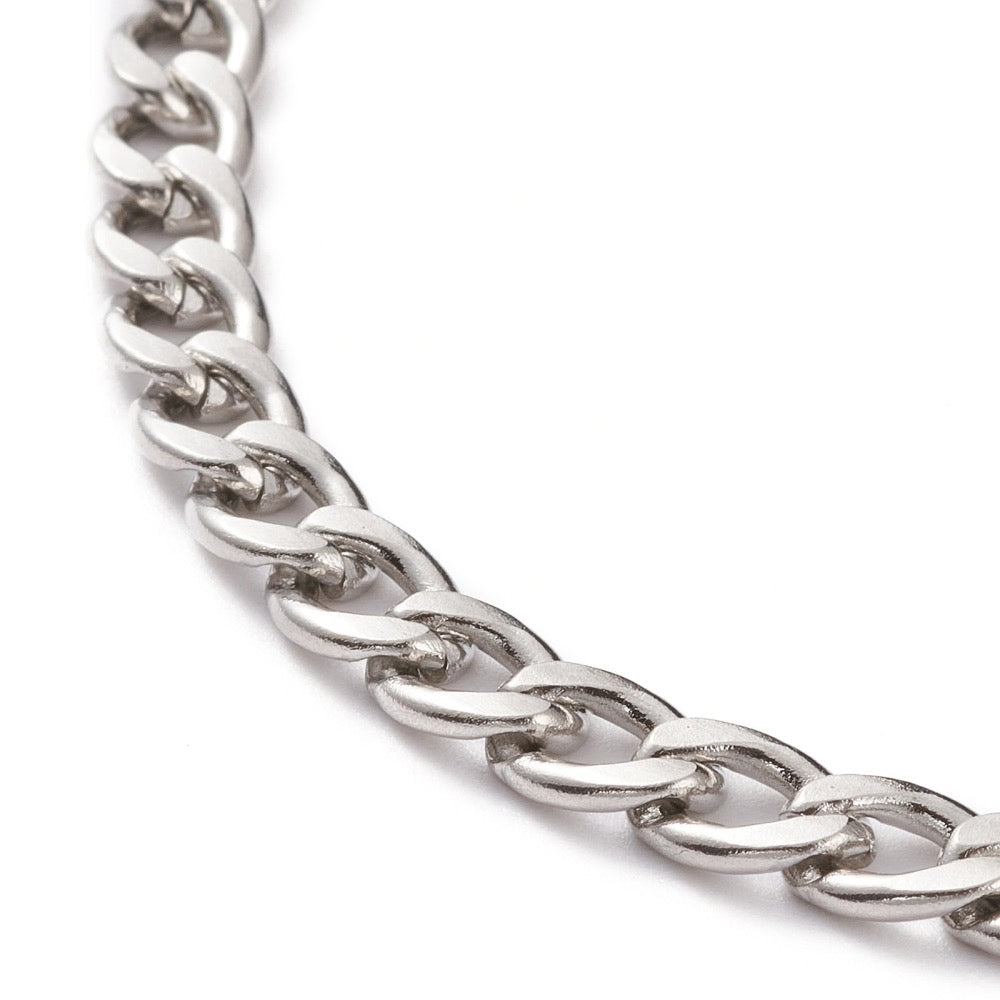Chunky silver necklace NowMen