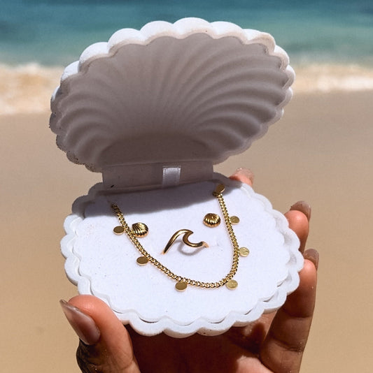 Golden beach set (3 jewelry) (PRE ORDER)
